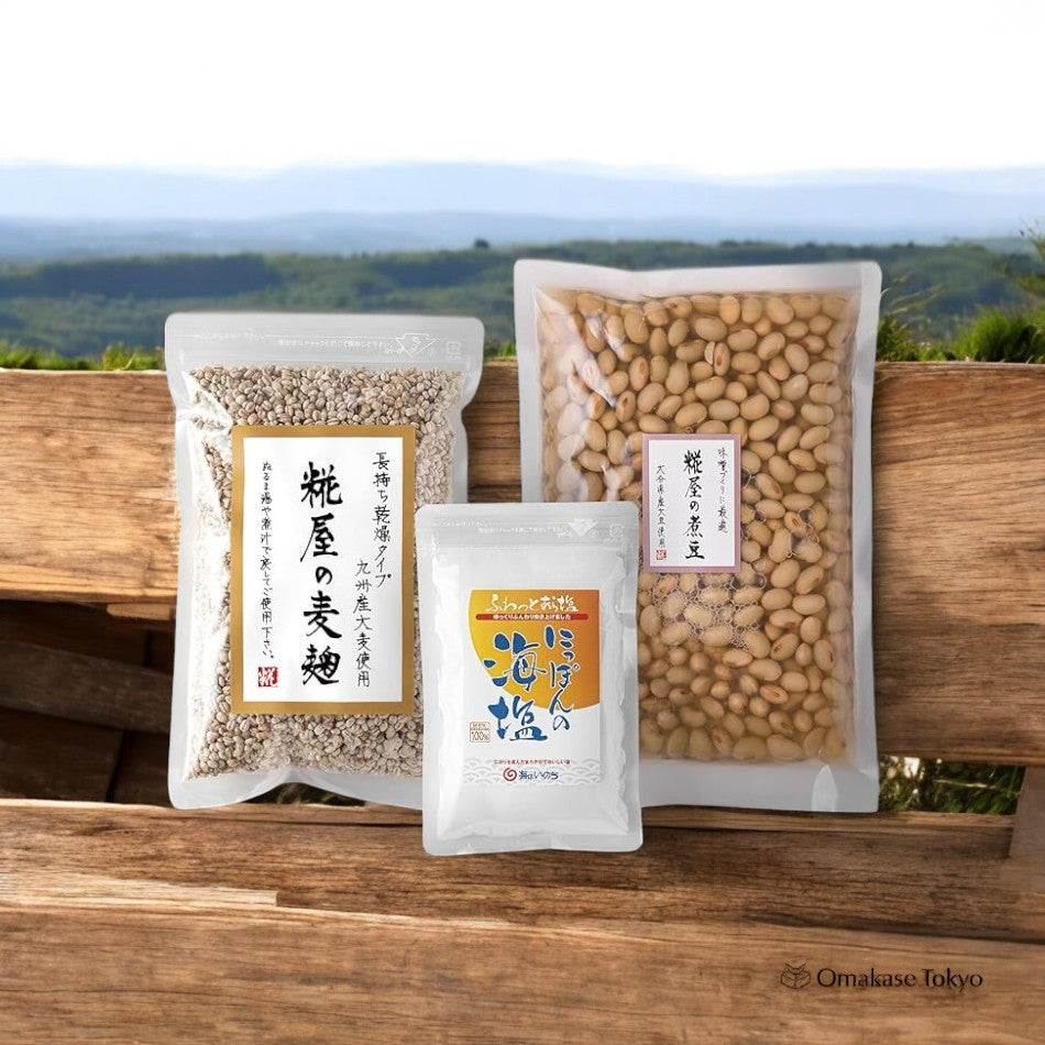 Ensemble miso d'orge Kojiya Honten