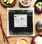Algues Nori rôties en vrac, demi-coupées, 100 feuilles pour onigiri, sushi et petits pains à main