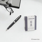 Stylo plume Sailor Shikiori Ao-Sumi (bleu), lot de 12