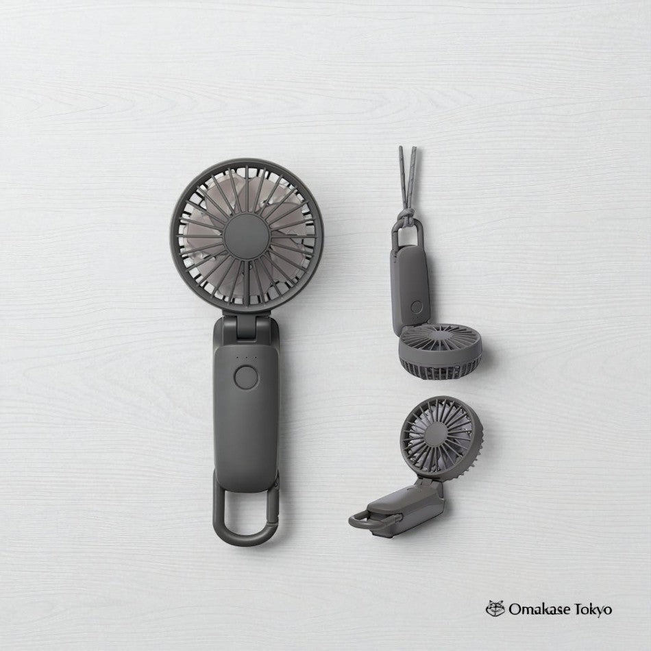 Ventilateur pratique RHYTHM Silky Wind Mobile 3.2