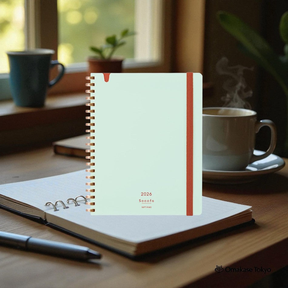 Kokuyo Sooofa Diary Carnet à anneaux souples – Taille B6