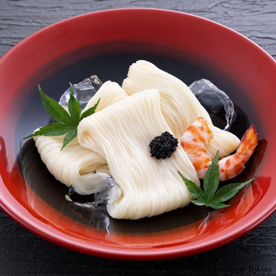 Nouilles Somen japonaises noires de qualité spéciale Ibonoito (50 g x 36 paquets)