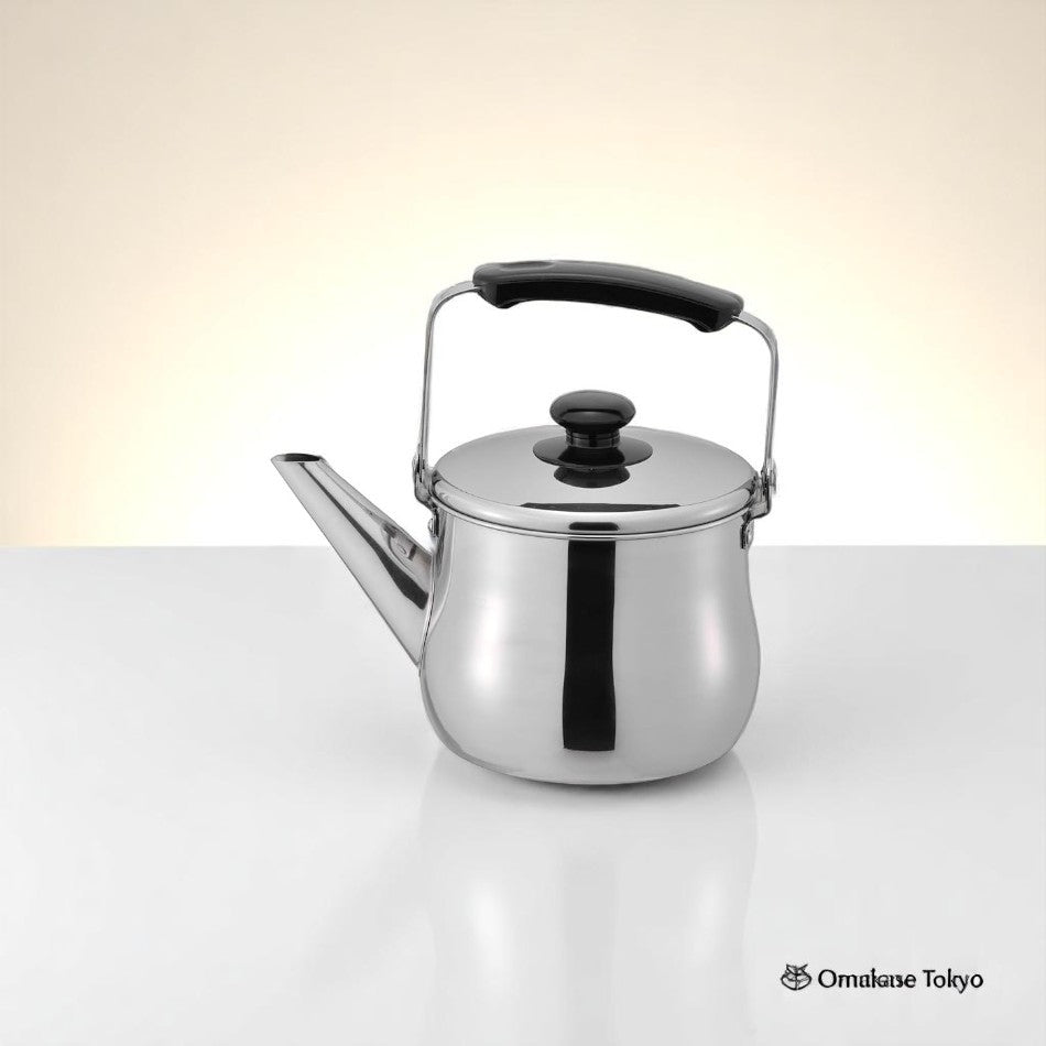 Bouilloire en acier inoxydable à large ouverture Wahei Freiz 2,5 L