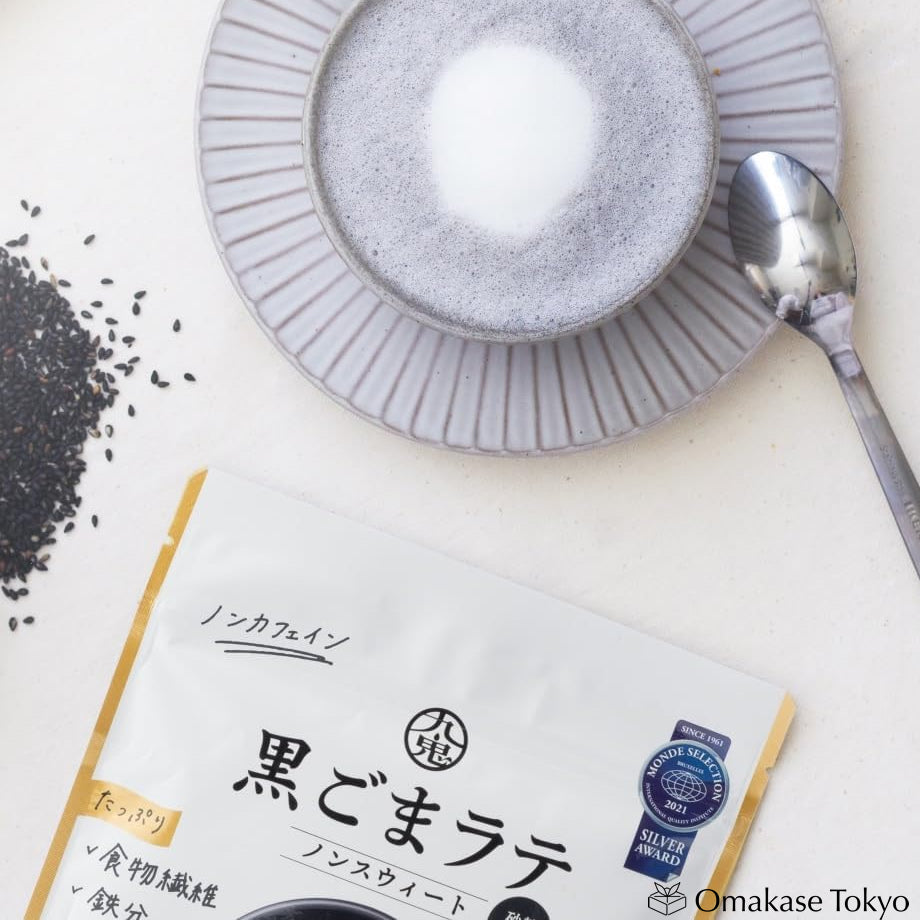 Kuki Industries Latte au sésame noir non sucré 100 g (paquet de 6)