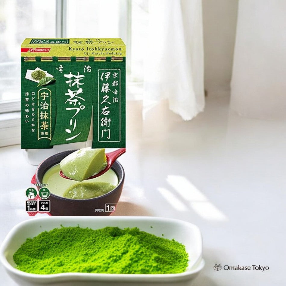 日清食品 伊藤久右卫门 宇治抹茶布丁