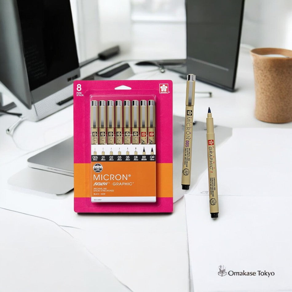 Sakura Pigma Micron 8-Piece Set