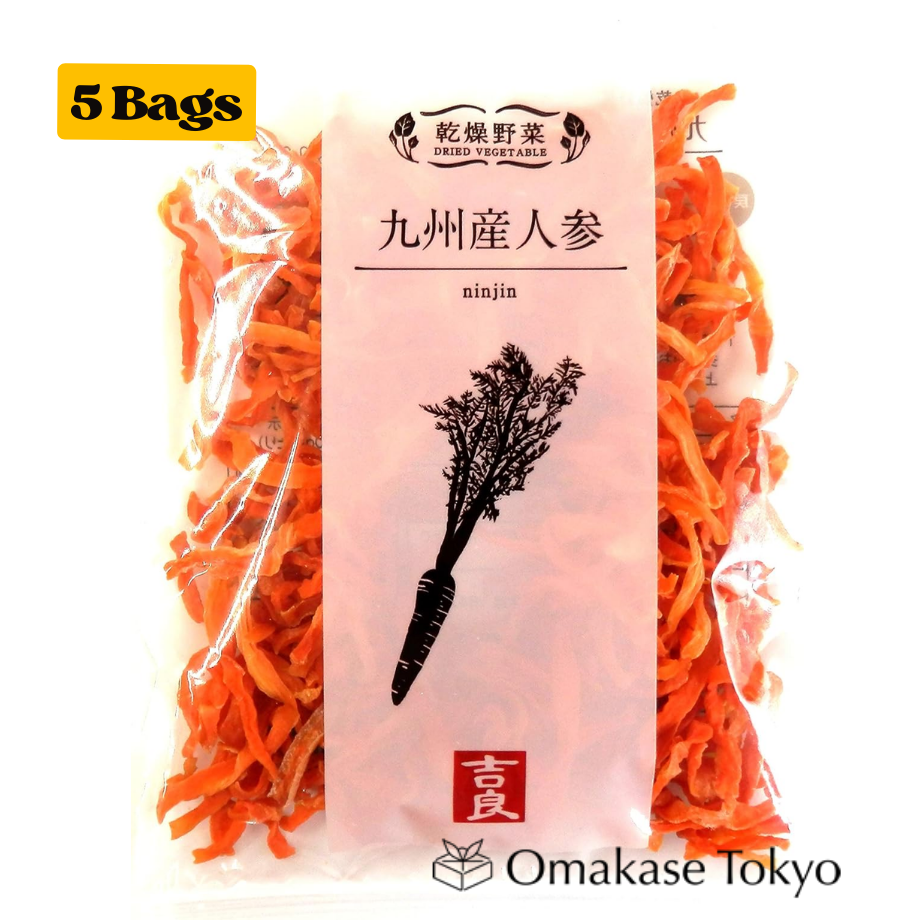 Kira Foods Légumes séchés (carottes) Kyushu Products 40g × 5 sachets