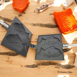 Machine à taiyaki avec revêtement en émail noir Iwachu, modèle 24030