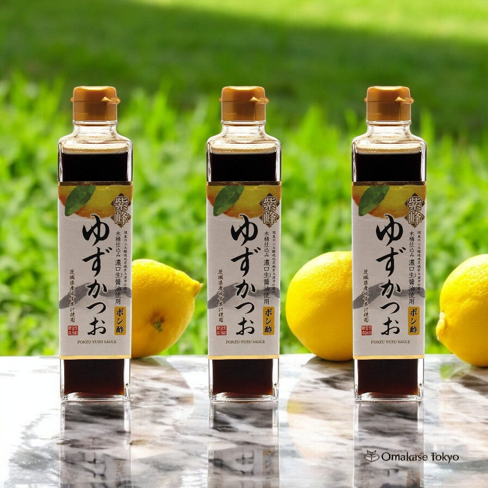 Sauce Yuzu Katsuo Premium Ponzu Yuzu 300 ml lot de 3