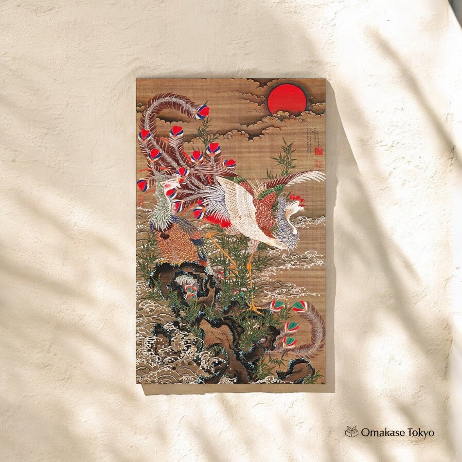 Affiche Jakuchu Ito « Figurine Asahi Phoenix » – Format A3