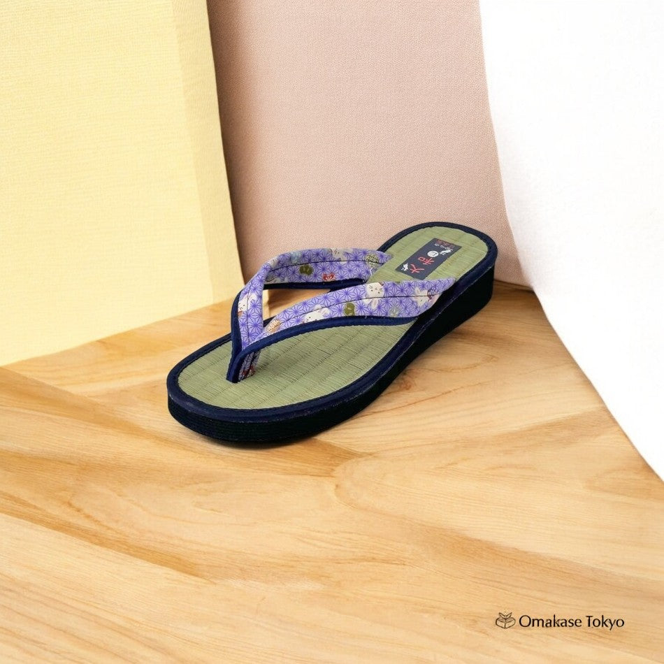 Daimyo Shokai Tatami Sandales pliantes 3608 Violet
