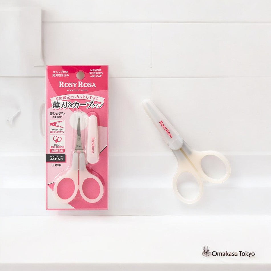 ROSY ROSA Thin Blade Eyebrow Scissors w/ Cap