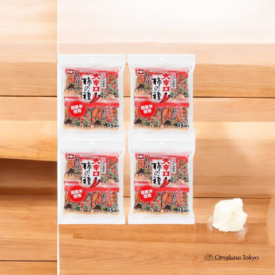 Naniwaya Seika Extra Spicy Kaki no Tane Pack économique