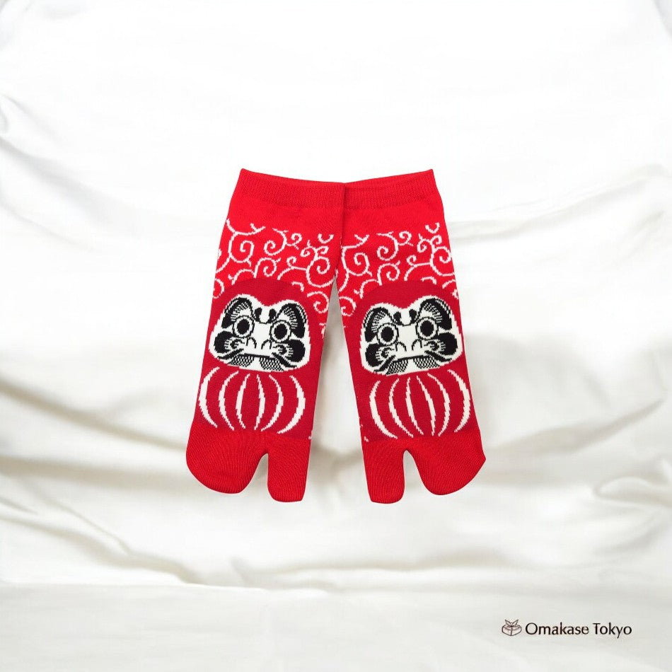 Yoshiwaka Daruma 阿拉伯式分趾袜 – 红色
