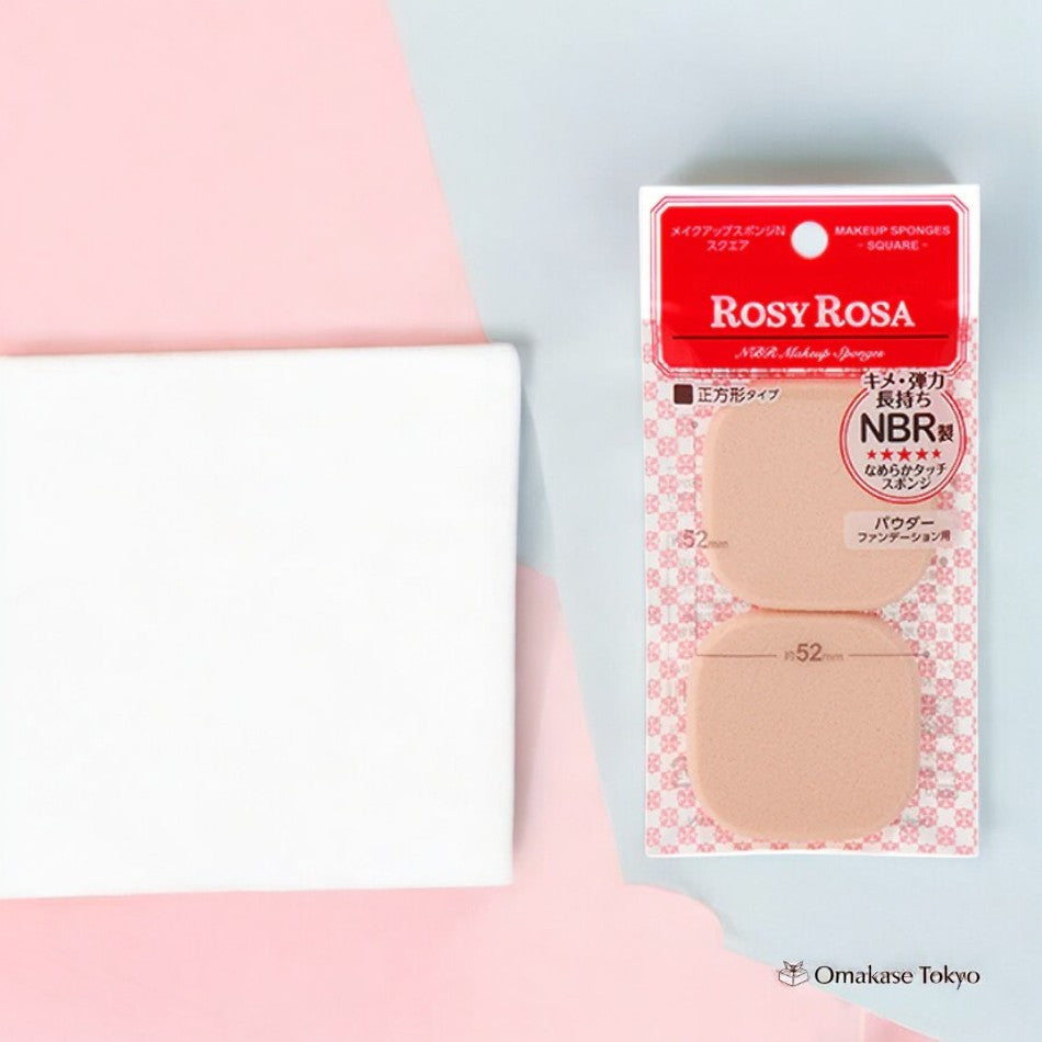 ROSY ROSA Éponge de Maquillage N (Carré L, 2P)