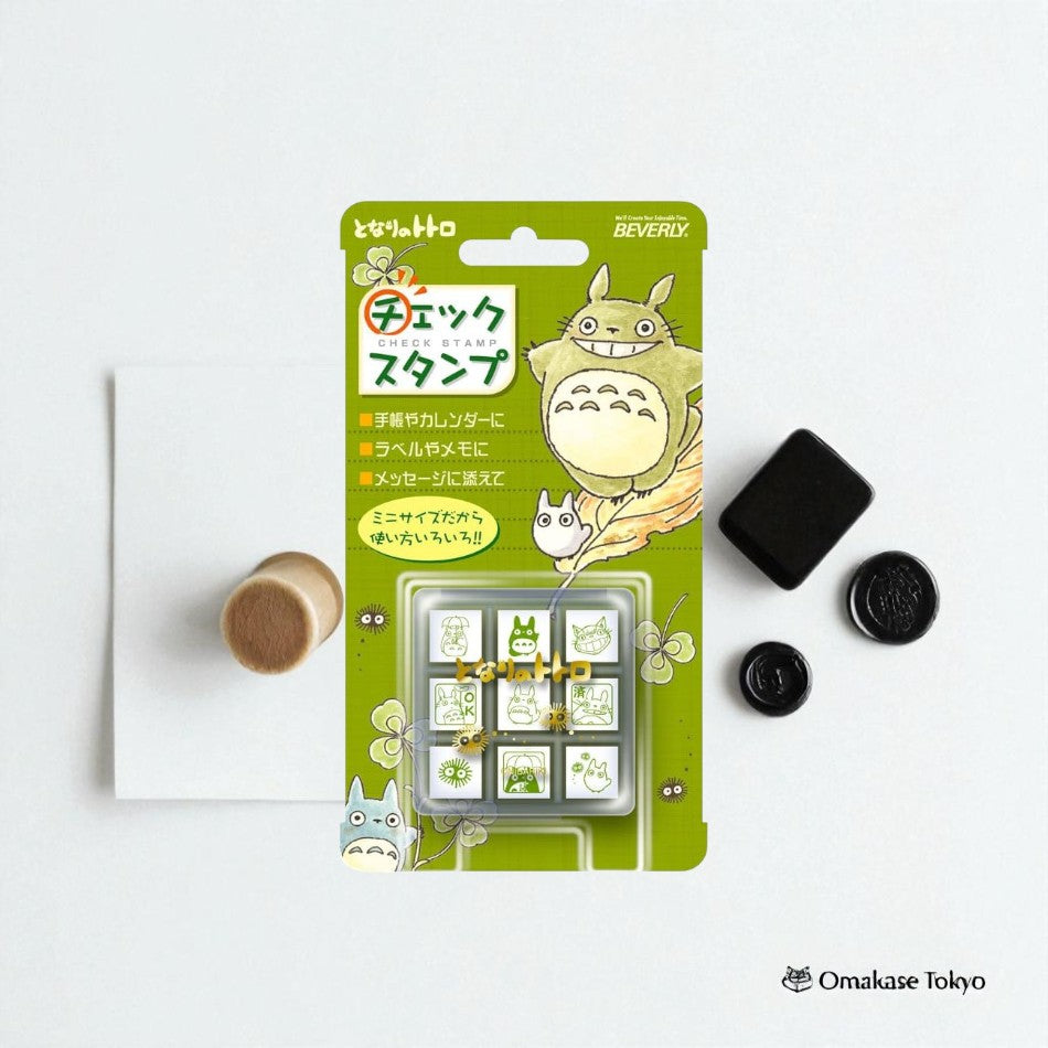 Beverly Studio Ghibli Mon voisin Totoro Check Set de tampons