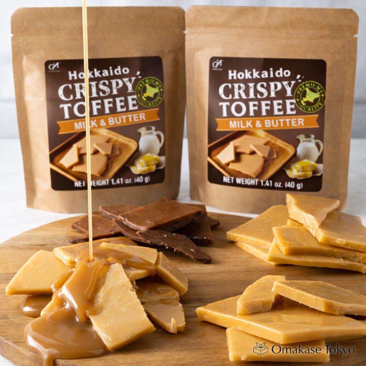 Hokkaido Butterscotch Toffee, Original Butter Flavor 1.41oz (40g)