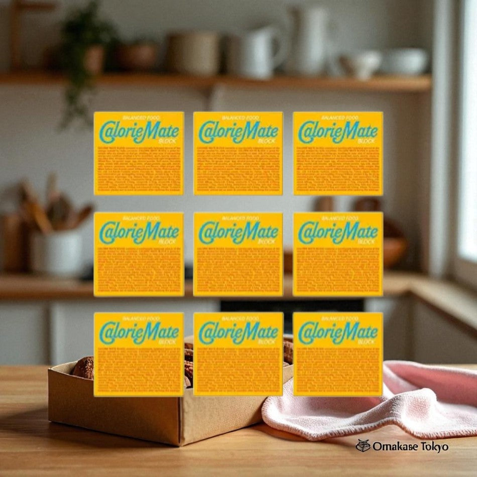 Calorie Mate Block, saveur vanille, 9 paquets